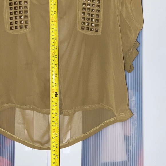 Edgy Mesh Blouse - Picture 3 of 3